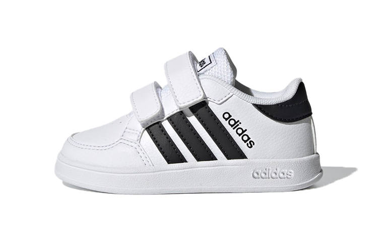 Adidas Neo Breaknet Breathable, Slip Resistant, And Abrasion Resistant Low top Skateboard Shoes White Black