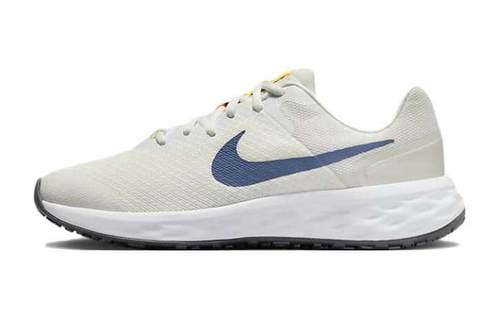 Nike Nike REVOLUTION 6 Cushioning Slip Resistant Low top Running Shoes White Unisex
