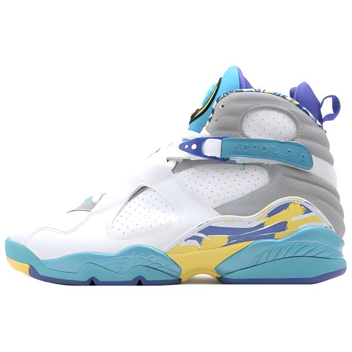Jordan Jordan 8 Retro White Aqua 2007 Women's