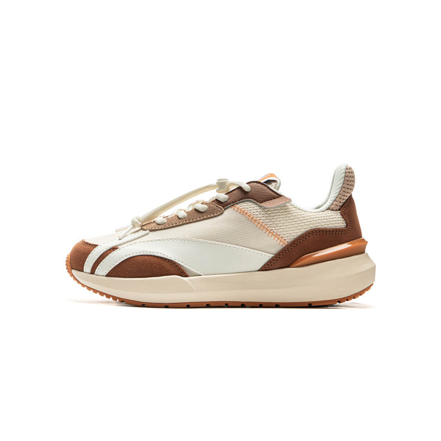 Li-Ning YOUNG Li Ning YOUNG Fashion Trend Low top Kids Lifestyle Shoes Brown Kids