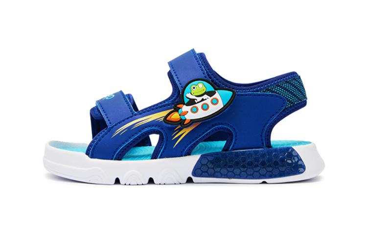 XTEP Soft And Comfortable Sports Sandals Blue Children Aged 3 7 Years Old