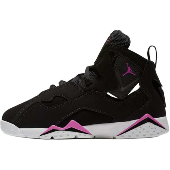 Jordan Jordan True Flight Abrasion Resistant Mid top Children's Basketball Shoes Black Kids'