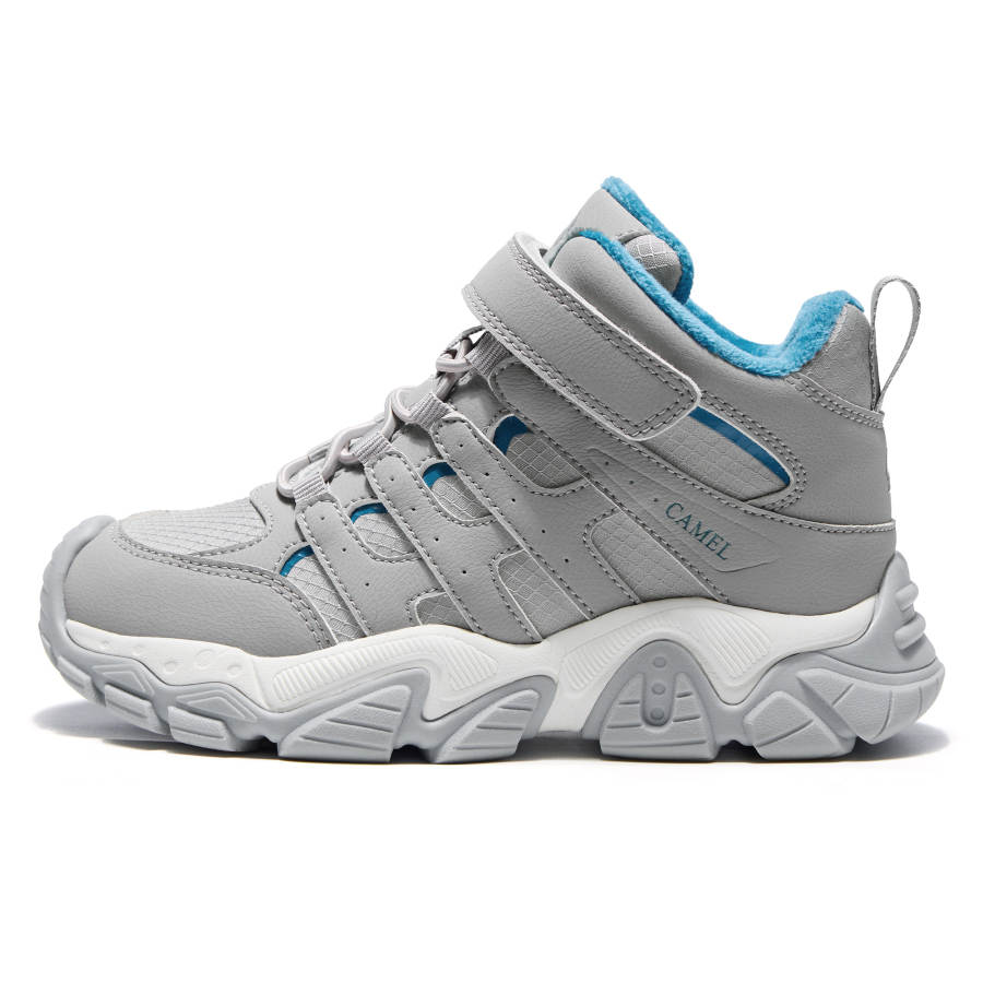 CAMEL Fleece Lined Thermal, Hiking Mountaineering, Athleisure High top Kids' Outdoor Shoes