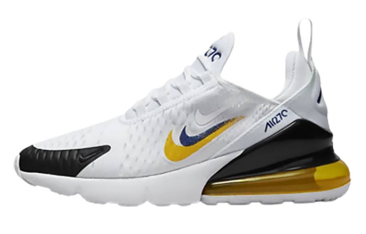 Nike Nike Air Max 270 GS 'Multi-Swoosh - White University Gold'