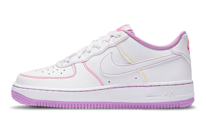 Nike Nike Air Force 1 Low Contrast Stitch Fuchsia Glow GS
