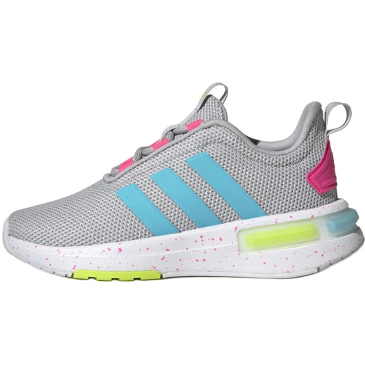 Adidas Adidas RACER TR23 Slip Resistant Abrasion Resistant Slip Resistant Abrasion Resistant Low top Running Shoes Gray Kids'