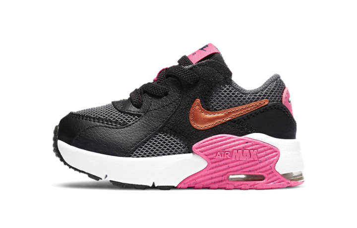 Nike Nike Air Max Excee Low top Toddler Shoes Black Pink Gold Infant And Toddler