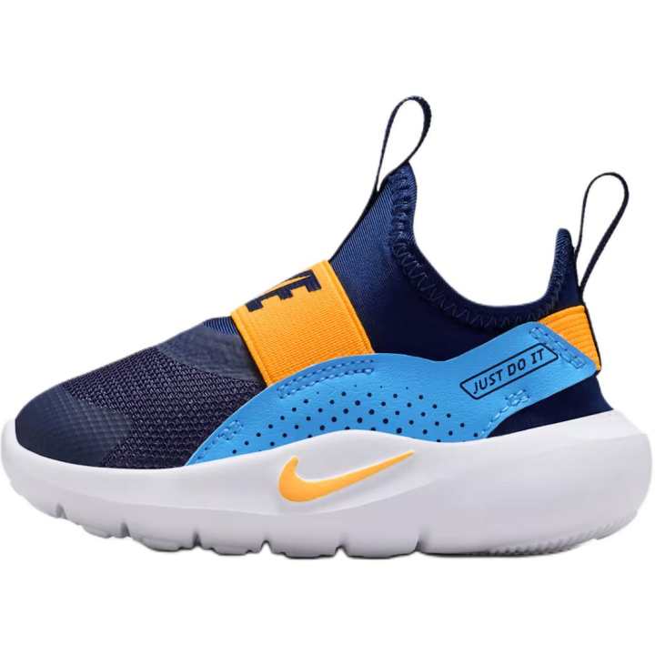 Nike Nike Flex Runner 4 Comfortable Support Toddler Shoes Midnight Blue Infant And Toddler