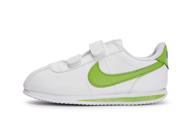 Nike Nike Cortez Basic SL Basic Sl Toddler Shoes White Light Green Infant And Toddler