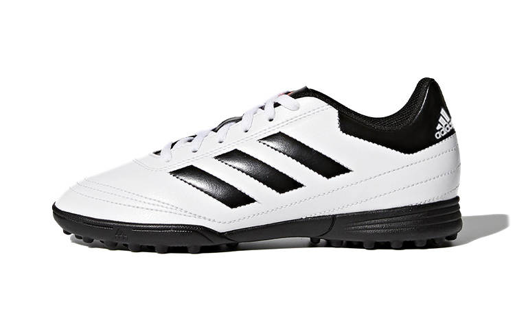 Adidas Adidas VI TF Comfortable Round Toe Cushioning, Wear Resistant Low top Soccer Shoes Black White Kids'