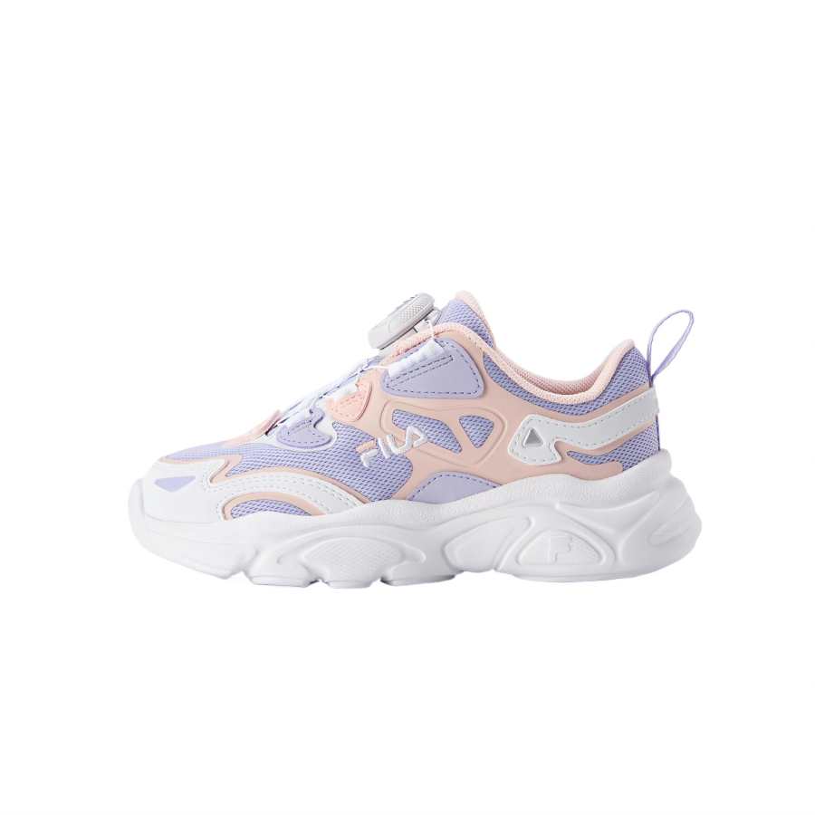FILA KIDS BOA Low top Kids' Running Shoes Light White/Peach Reddish Brown Kids'