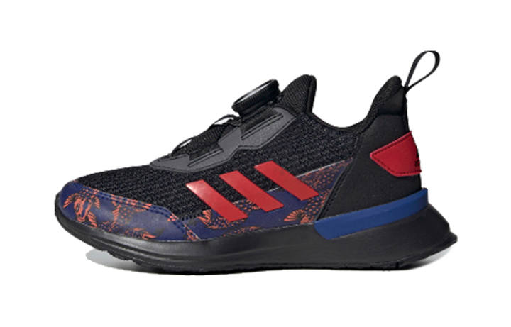 Adidas Adidas Rapida Boa CNY K Low top Kids' Running Shoes Black Red Blue Children Aged 3 7 Years Old