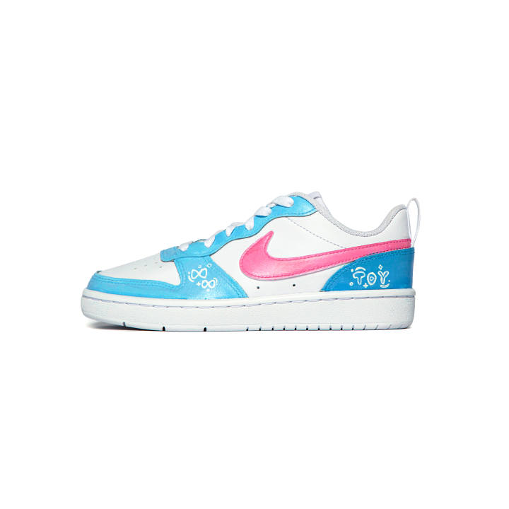 Nike Nike Court Borough Maris Sal Pink Cherry Low 2 Leather Slip Resistant Cushioning Slip Resistant Cushioning Low top