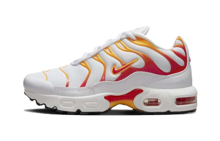 Nike Nike Air Max Plus Kids Lifestyle Shoes White Children Aged 3 7 Years Old