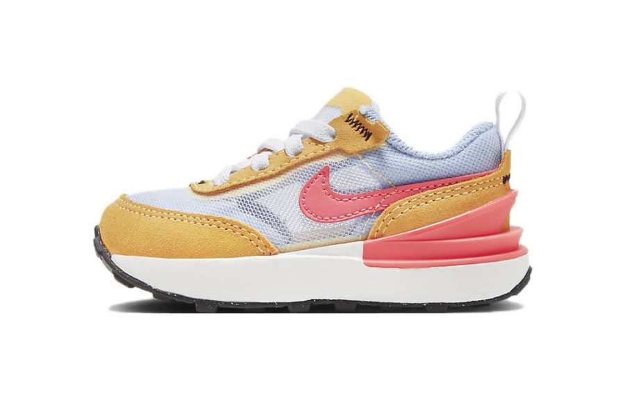Nike Nike Waffle One TD Cushioning, Wear Resistant Low top Baby & Toddler Shoes Orange Red Infant And Toddler