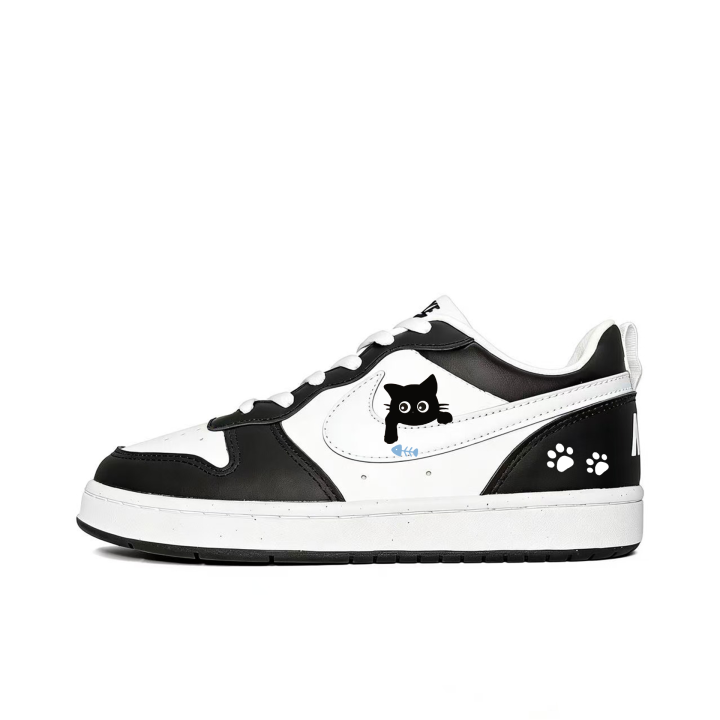 Nike Nike Court Borough Kitten Scratching Fish Synthetic Leather Slip Resistant Abrasion Resistant