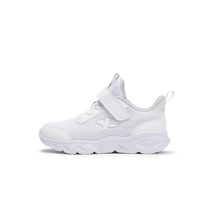 XTEP Slip Resistant Abrasion Resistant Slip Resistant Abrasion Resistant Low top Kids' Running Shoes New White Kids'