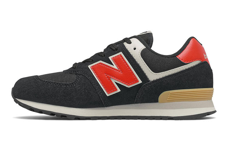 New Balance New Balance NB 574 Low top Kids' Running Shoes Black Orange Teenagers