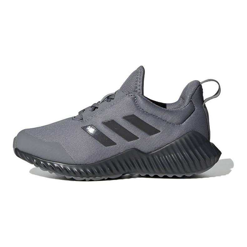 Adidas Adidas Fortarun Wide K Breathable Low top Kids' Running Shoes Gray Black Kids'