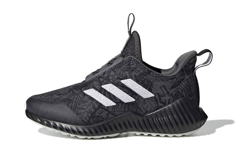 Adidas Adidas Fortarun K Breathable Low top Kids' Running Shoes Gray White Kids'