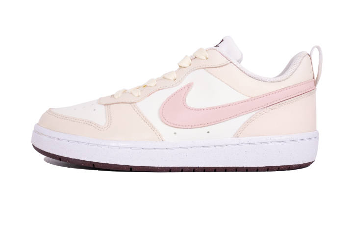 Nike Nike Court Borough Fluttershy PU Polyurethane Slip Resistant Abrasion Resistant Low top Kids' Skateboarding Shoes