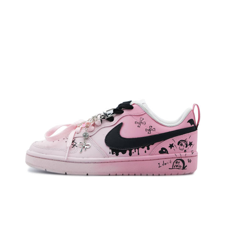 Nike Nike Court Borough Leather Slip Resistant Abrasion Resistant Slip Resistant Abrasion Resistant Low top