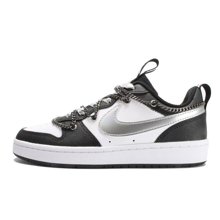 Nike Nike Court Borough Synthetic Leather Slip Resistant Abrasion Resistant Slip Resistant Abrasion Resistant Low top