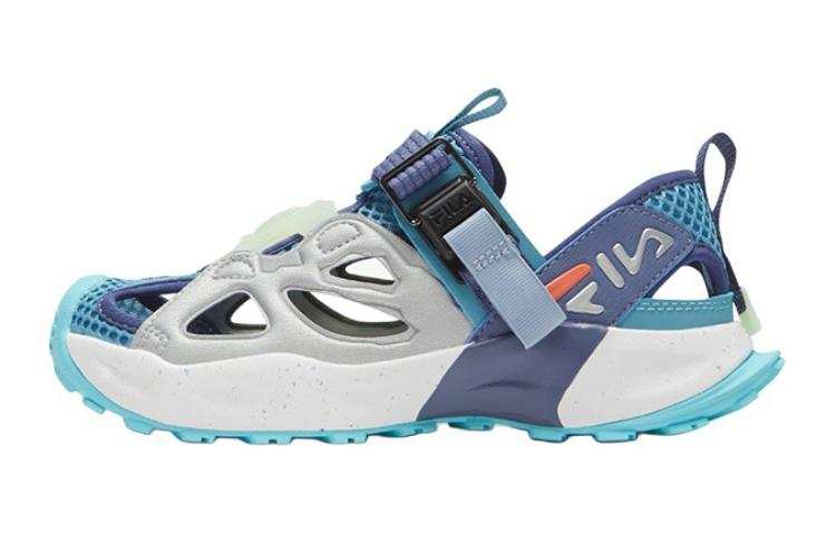FILA KIDS Promenade Children's Sandals Blue Silver