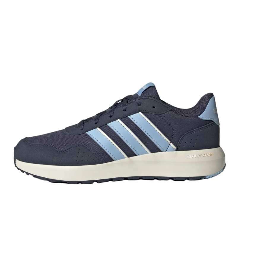 Adidas Adidas RUN 60S Slip Resistant Abrasion Resistant Low top Kids' Running Shoes Blue Teenagers
