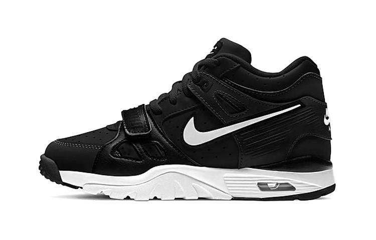 Nike Nike Air Trainer 3 Mid top Children's Basketball Shoes Black White Children Aged 3 7 Years Old
