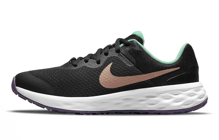 Nike Nike REVOLUTION 6 Low top Running Shoes Black Gold Unisex