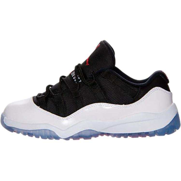 Jordan Jordan Air Jordan 11 Retro Low top Children's Basketball Shoes White Children Aged 3 7 Years Old
