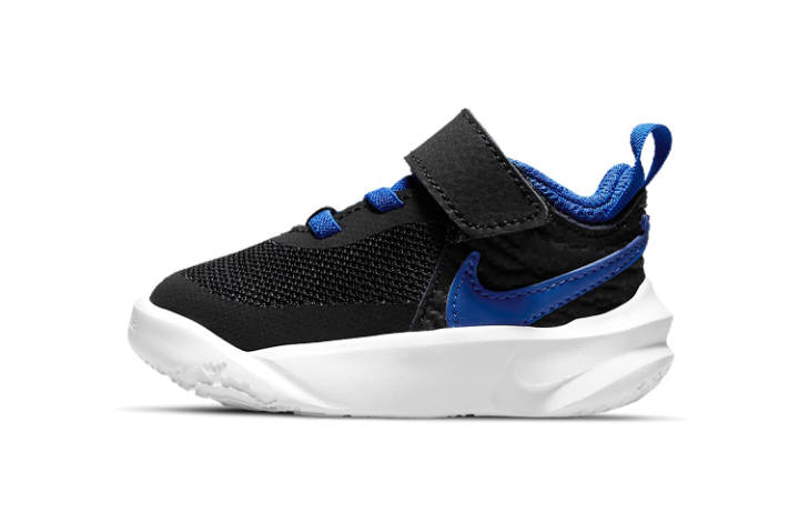 Nike Nike Team Hustle D 10 Low top Toddler Shoes Black Blue Infant And Toddler
