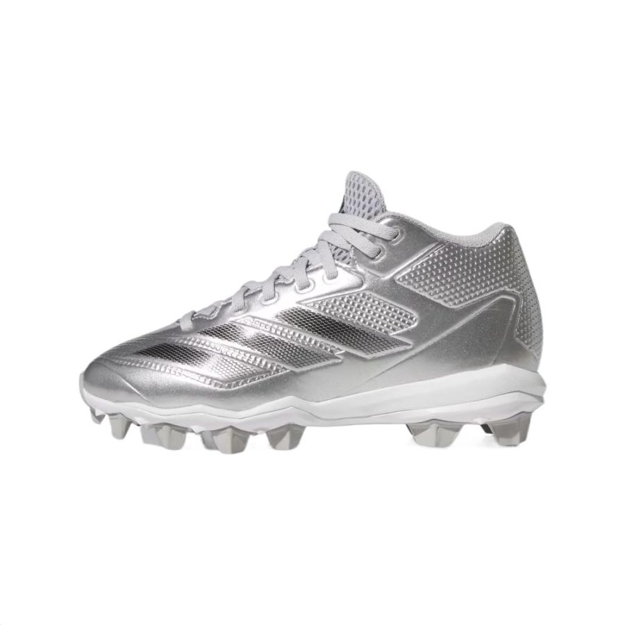 Adidas Adidas Adizero Impact Mid top Kids' Training Shoes Silver Metal Finish/Core Black/Gray Kids'