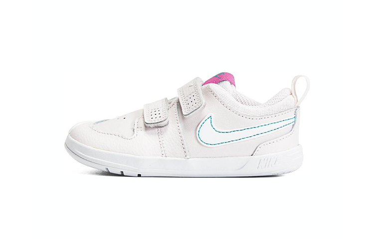 Nike Nike Pico 5 TDV Abrasion Resistant Breathable Low top Toddler Shoes White Pink Infant And Toddler