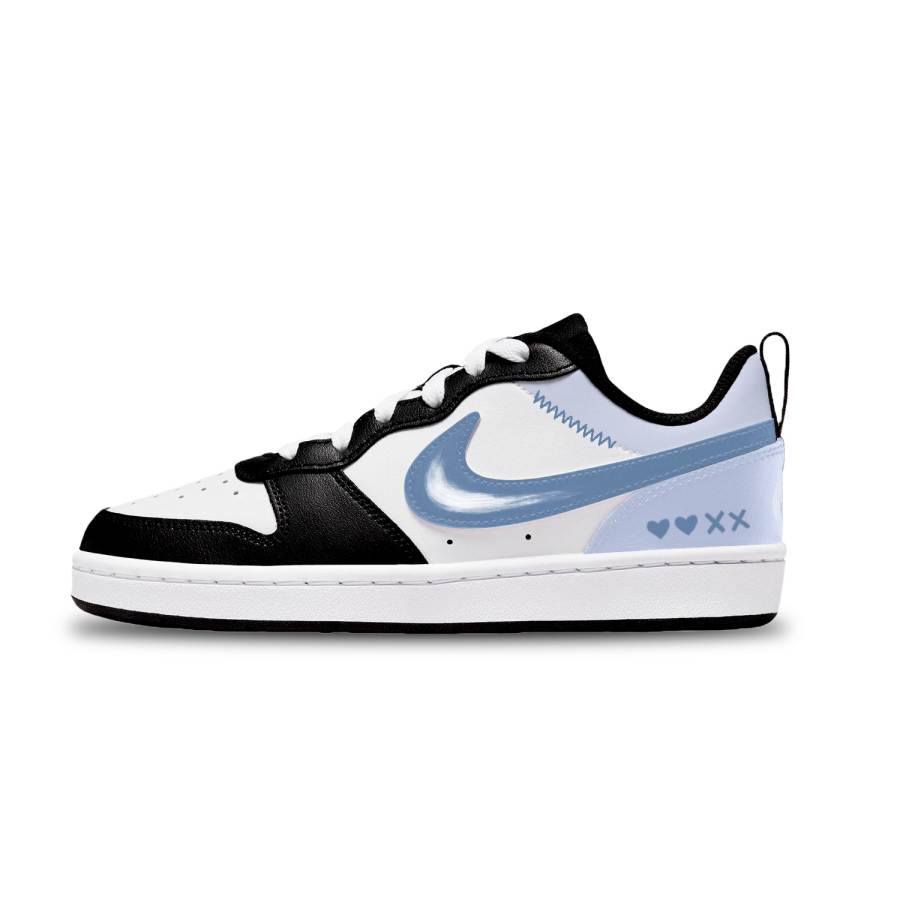 Nike Nike Court Borough Leather Abrasion Resistant Abrasion Resistant Low top Kids' Skateboarding Shoes Unisex