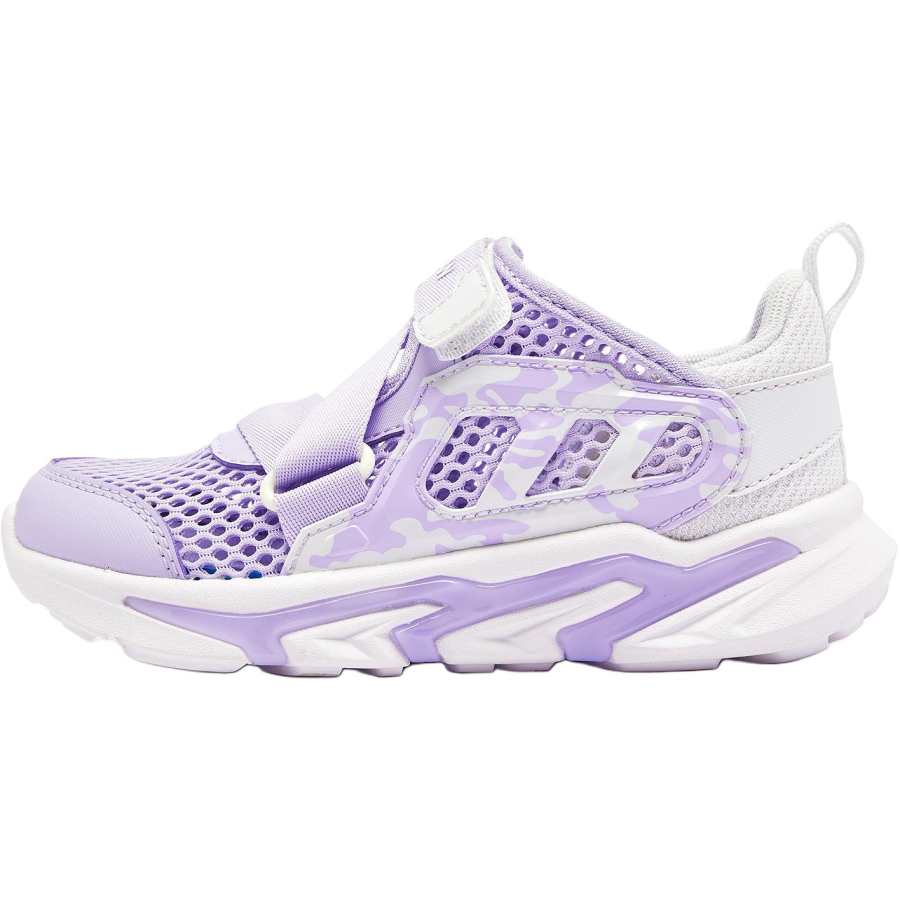 QIAODAN Comfortable And Lightweight Slip Resistant Abrasion Resistant Low top Kids' Running Shoes Purple