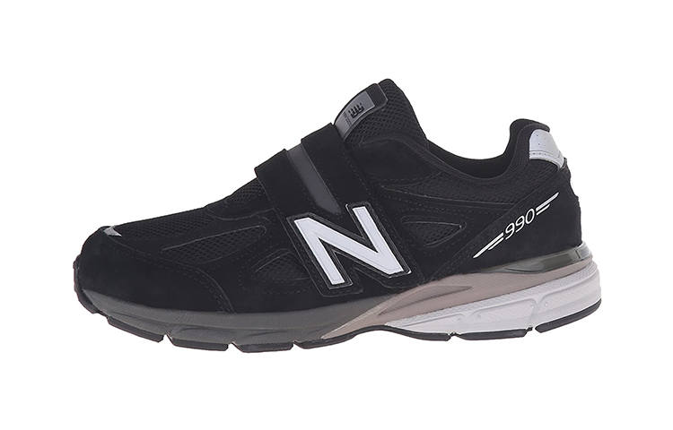New Balance New Balance NB 990 V4 Trendy Low top Kids' Running Shoes Black Children Aged 3 7 Years Old