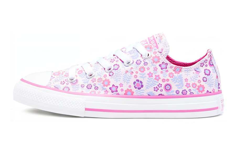Converse Chuck Taylor All Star Low Top Abrasion Resistant Low top Skateboard Shoes Blue Pink Unisex