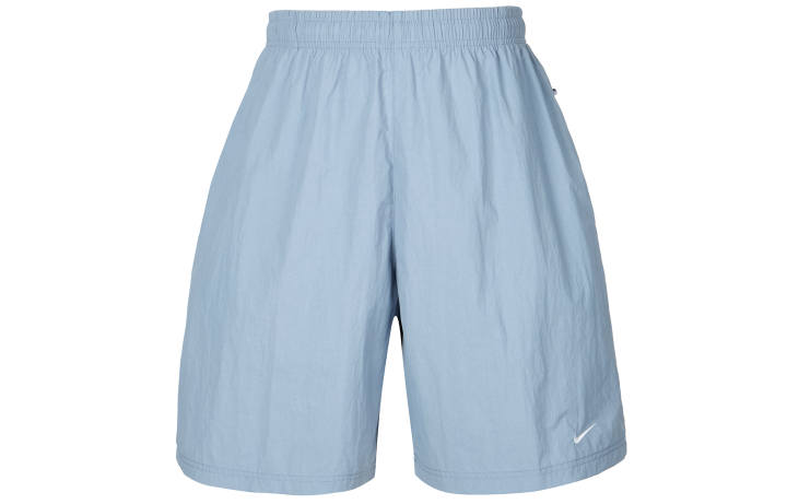 Nike Nike Solo Swoosh Casual Shorts Men's Gray Slate Blue