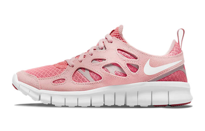Nike Nike Free Run 2.0 Low top Running Shoes Pink Unisex