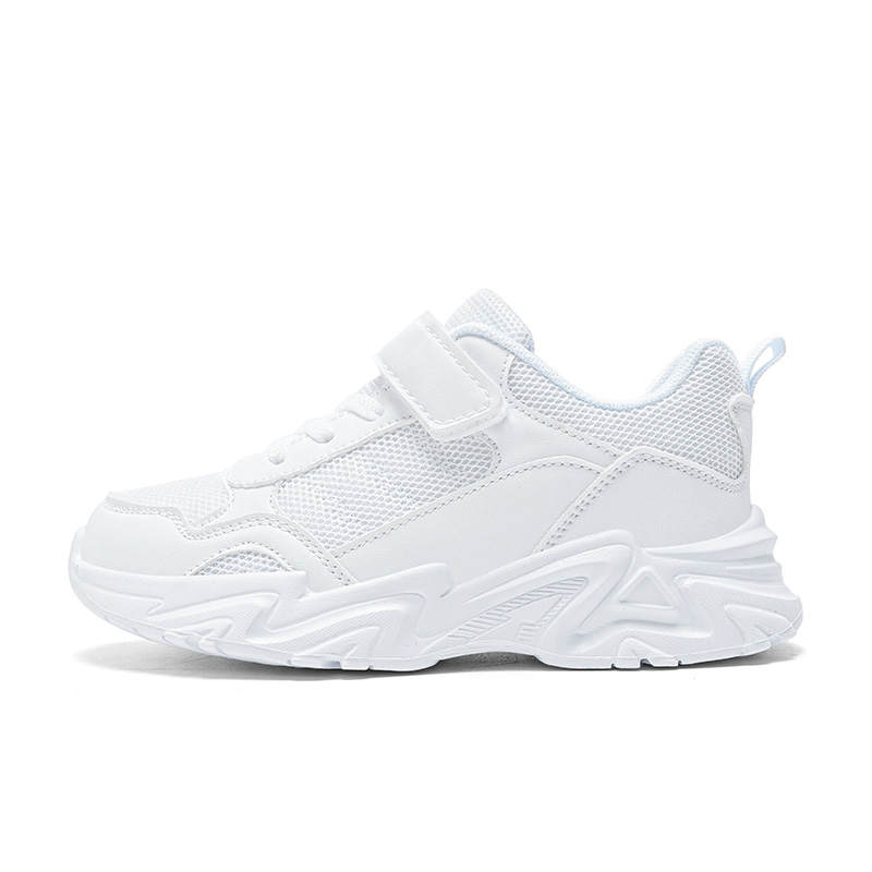 SUPEREDGE Fashion Versatile Lightweight Minimalist Style Comfortable White Sneakers Low top Kids Lifestyle Shoes Unisex