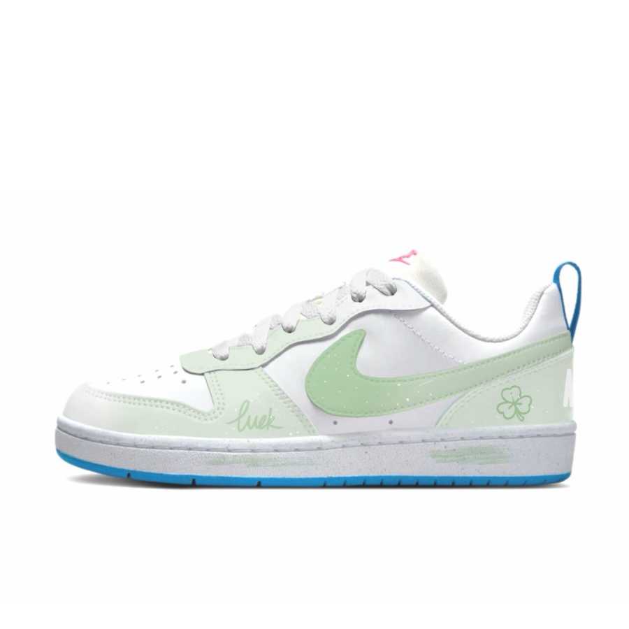 Nike Nike Court Borough Lucky Cloud Heart Synthetic Leather Slip Resistant Abrasion Resistant Low top Skateboard Shoes