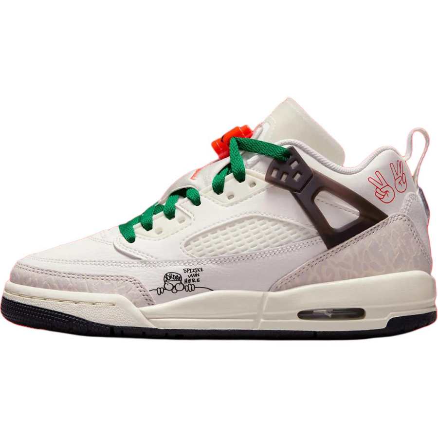 Jordan Jordan Spizike Mid top Basketball Shoes White Unisex