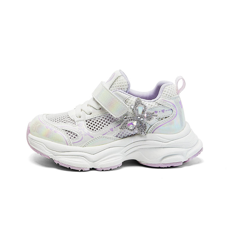 Snoffy Mesh Slip Resistant Breathable Lightweight Cushioning Casual Shoes Kids'