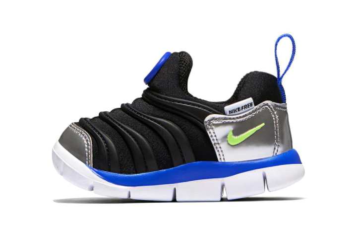 Nike Nike Dynamo Free Low top Toddler Shoes Black Blue Silver Infant And Toddler