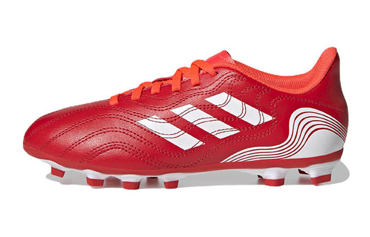 Adidas Adidas Copa Sense.4 Slip Resistant, Abrasion Resistant, Lightweight Low top Kids' Soccer Shoes Red White Kids'