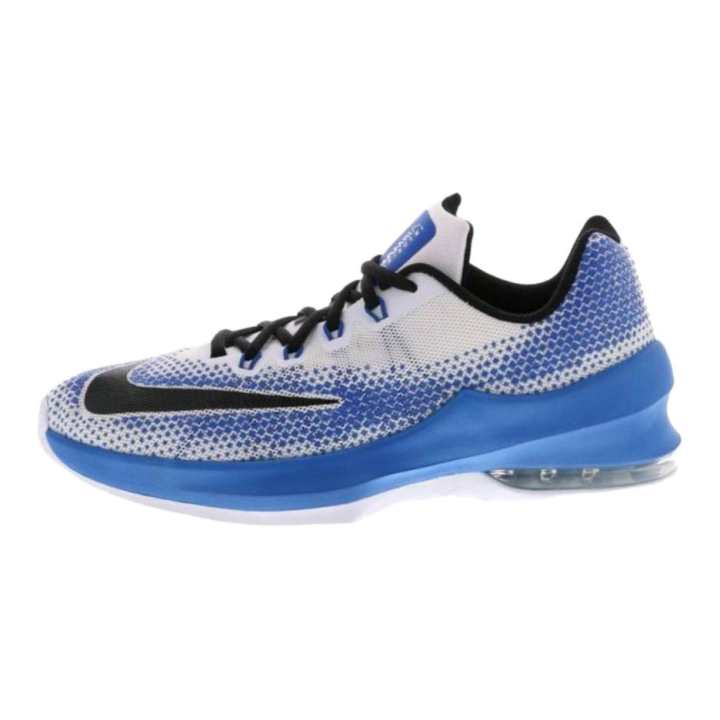 Nike Nike Air Max Infuriate Comfortable Low top Children's Basketball Shoes Blue White Kids'