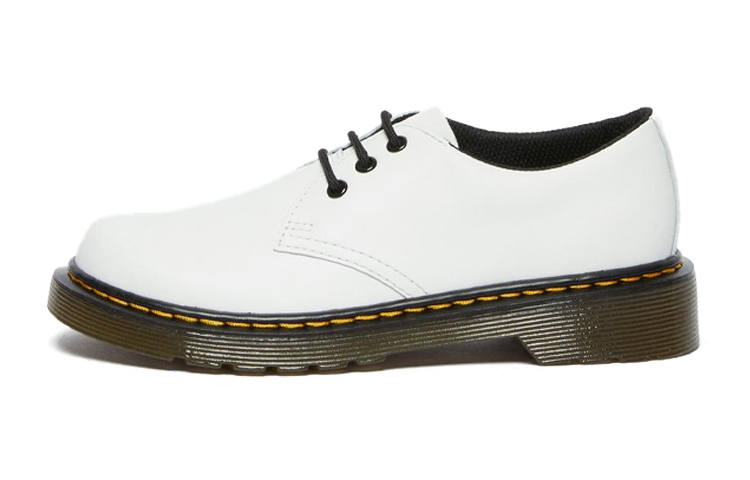 Dr.Martens Junior Breathable Abrasion Resistant Cushioning Low top Platform Shoes White Teenagers