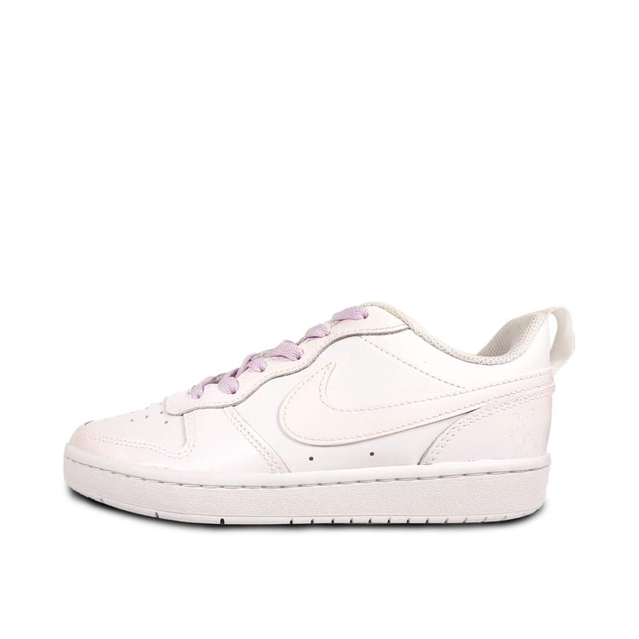Nike Nike Court Borough Purple Lilac Fragrance Leather Slip Resistant Cushioning Abrasion Resistant Low top